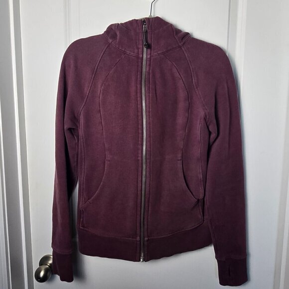 Lululemon Scuba Hoodie *Light Cotton Fleece - 6 Arctic Plum - Picture 3 of 9